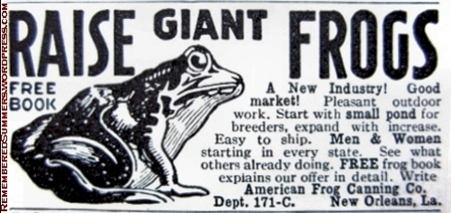 1937 march raise giant frogs Delineator 72
