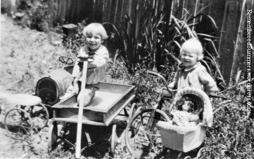 Children and toys, early 1920s