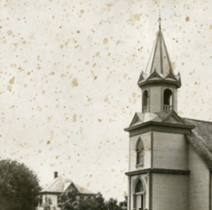 Norwegian Lutheran Church, Milnor, North Dakota. Photo fron archives of NDSU.