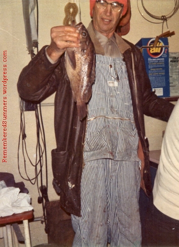 My father, after a fishing trip. 1970s.